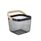 Simplify Storage Tote, 9-7/8 in L x 9-1/2 in W x 9-7/8 in H, Gray, Metal 30150-GREY - alternate 2